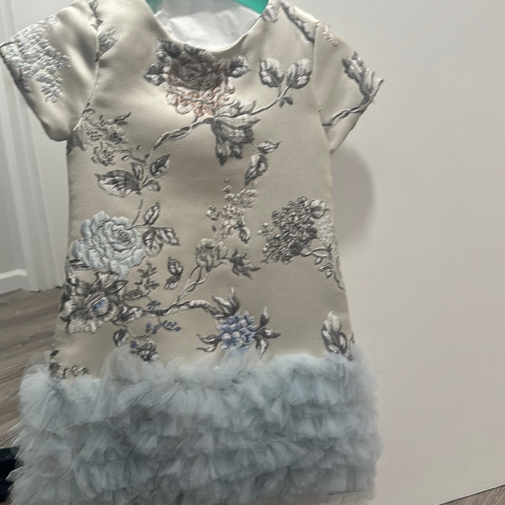 Size 10 fancy dress Romano worn once and dry cleaned. Excellent condition